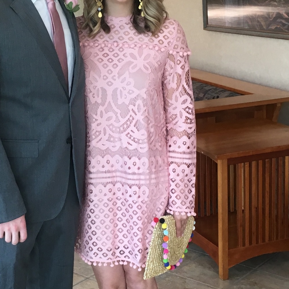 Pink Tassel Dress
